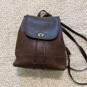 Classic Coach Leather Backpack 9960